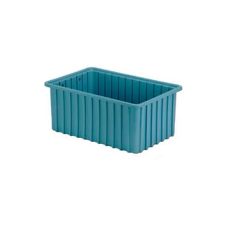Lewisbins LEWISBins Divider Box  DC2070 16-1/2" x 10-7/8" x 7", Light Blue DC2070  Lt Blue
